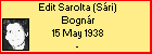 Edit Sarolta (Sri) Bognr