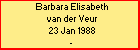 Barbara Elisabeth van der Veur