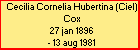 Cecilia Cornelia Hubertina (Ciel) Cox