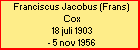 Franciscus Jacobus (Frans) Cox