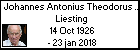 Johannes Antonius Theodorus (Jan) Liesting