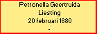 Petronella Geertruida Liesting