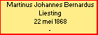 Martinus Johannes Bernardus Liesting